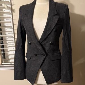 Miss Me Charcoal Women's Blazer 2 Pockets Size Small